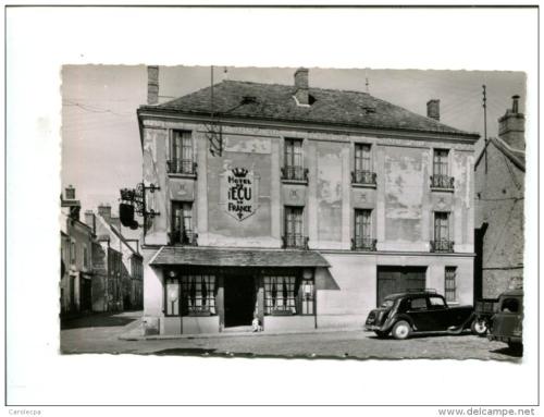Oude ansicht van l'hotel e l'ecu de france