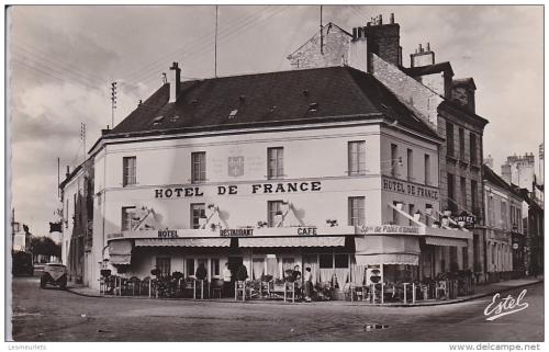 Ansichtkaart Angerville l'hotel de france fondee en 1755