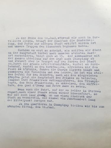 Beschrijving gebeurtenissen van 14 - 16 juni 1940
