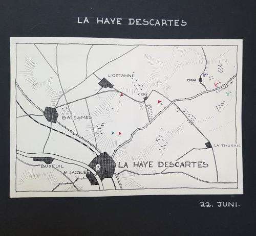 Stellingkaartje 22 juni 1940