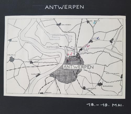 Stellingkaartje 19 mei 1940