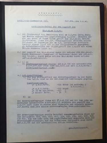 De orders van 2 juni 1940