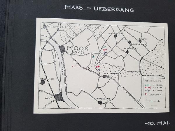 stellingskaartje 10 mei 1940