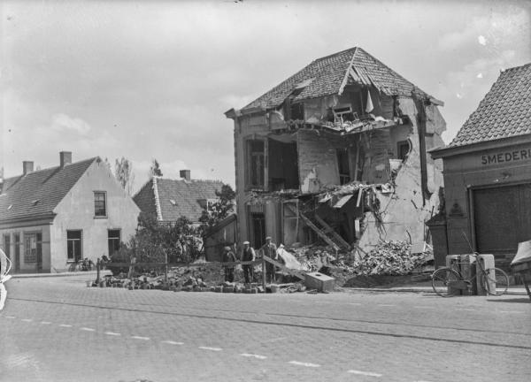 Hetzelfde huis maar dan later in 1940.